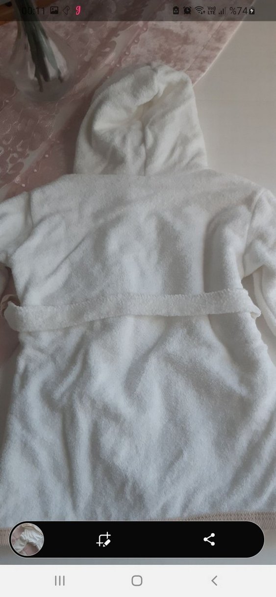 bebek bornoz - Görsel 4