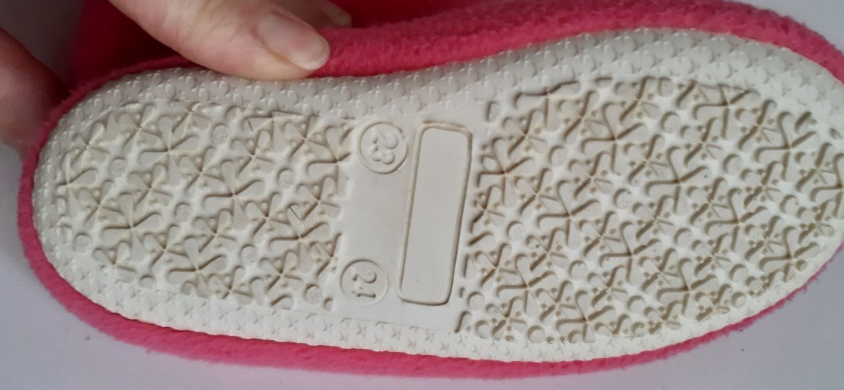 Nakışlı Pembe Kız Çocuk Ev Terliği - Görsel 2