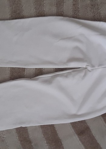 Beyaz Mavi Baskılı Kadın Sweatshirt Takımı - Görsel 4