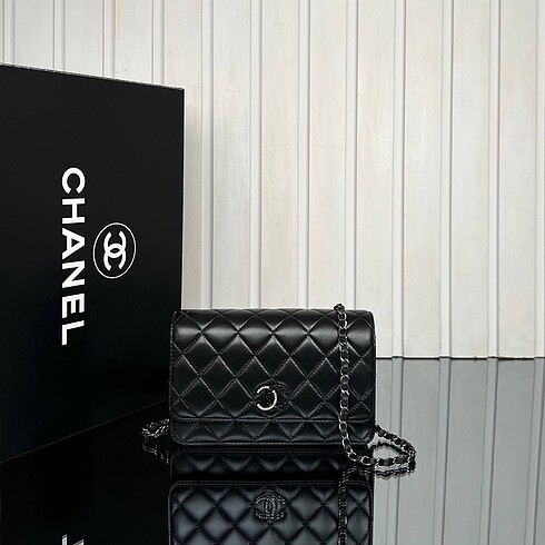 Beden siyah Renk Chanel Kibrit Classic Wallet on Chain