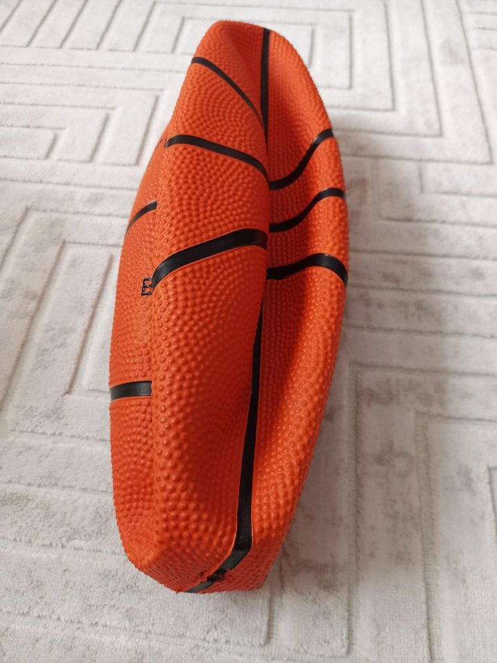 Turuncu Baskılı Basketbol Topu - Görsel 2