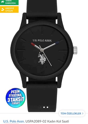 Bordo Kadın Saat U.S. Polo Assn. Kayışlı - Görsel 10