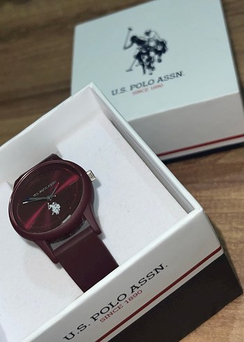 Bordo Kadın Saat U.S. Polo Assn. Kayışlı - Görsel 2