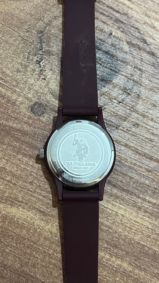 Bordo Kadın Saat U.S. Polo Assn. Kayışlı - Görsel 4