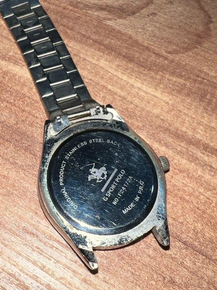 Altın Renkli Klasik Erkek Saati - Görsel 3