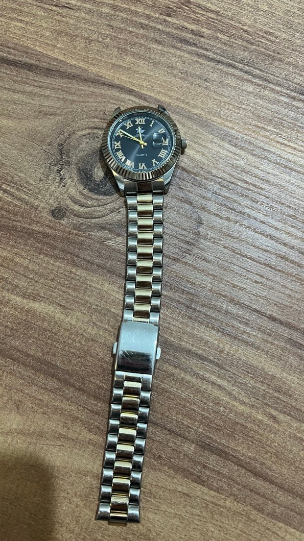 Altın Renkli Klasik Erkek Saati - Görsel 4