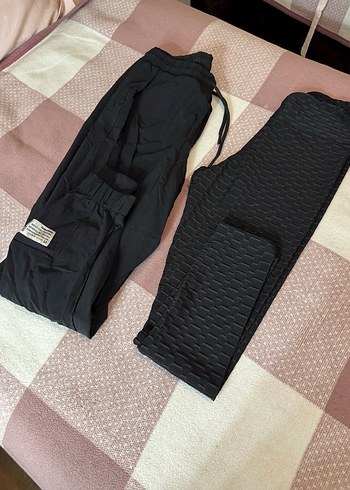 Tayt keten pantolon eşofman - Görsel 9