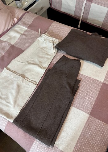 Tayt keten pantolon eşofman - Görsel 8