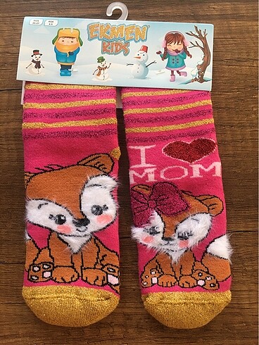 Diğer Ekmen Socks çoçuk çorabı 25-27 nr 4-5 yaş
