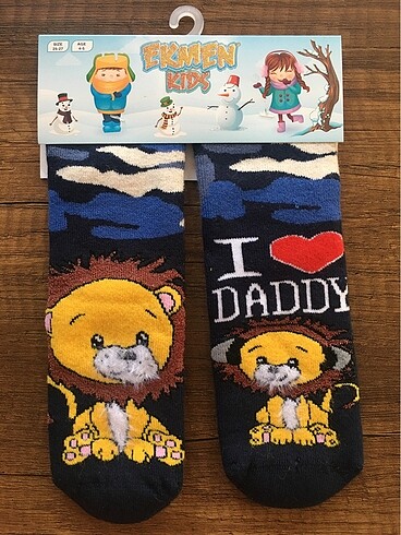 Diğer Ekmen Socks 2 ad. Çoçuk çorap 25-27 nr
