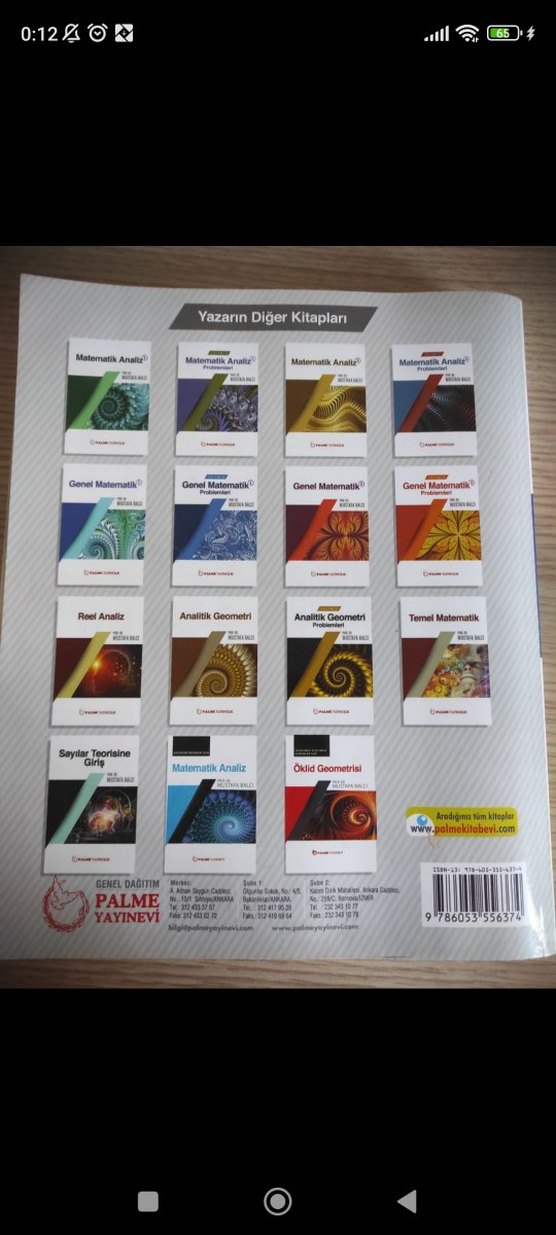 Genel Matematik 1 - Prof. Dr. Mustafa Balcı - Görsel 2