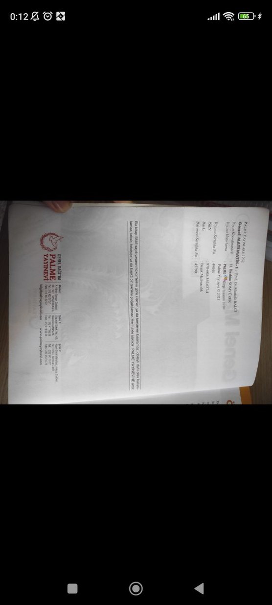 Genel Matematik 1 - Prof. Dr. Mustafa Balcı - Görsel 3