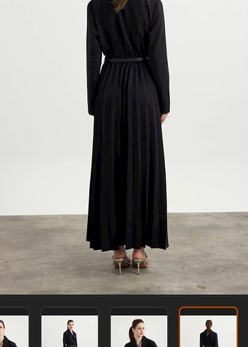 Birgül Bektaş siyah Aden elbise - Görsel 6