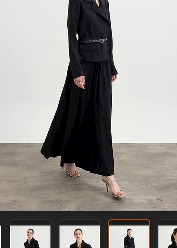 Birgül Bektaş siyah Aden elbise - Görsel 4