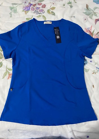 Saks Mavisi Medikal Uniforma Scrubs Comfy Master Scrubs - Görsel 3