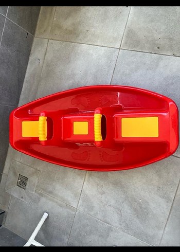 Çift Kişilik Kırmızı Çocuk Tahterevalli - Görsel 2