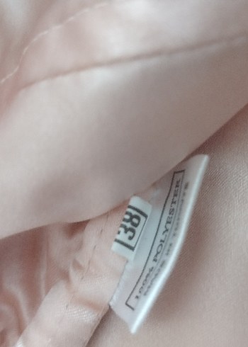 Diger Pembe Straplez Uzun Abiye Elbise - Görsel 5