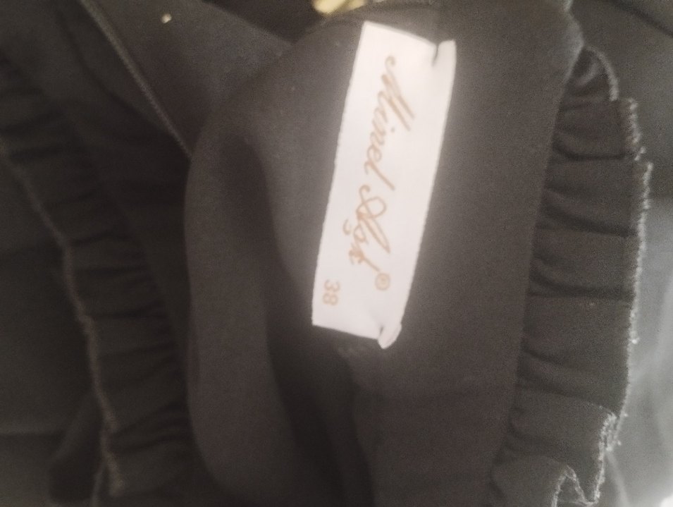 Drapeli Siyah Uzun Kollu Abiye Elbise - Görsel 4