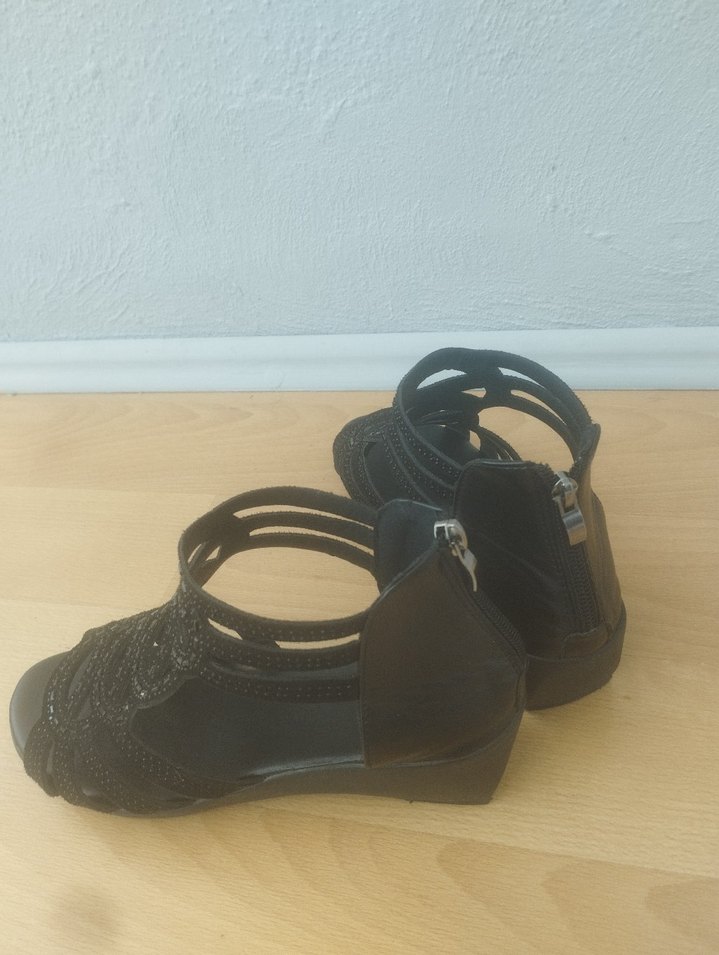 yazlık bilek boy bayan ayakkabı - Görsel 2