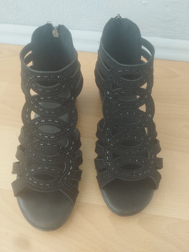 yazlık bilek boy bayan ayakkabı - Görsel 3