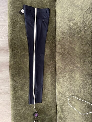 Süvari?den slim fit lacivert kumaş pantolon