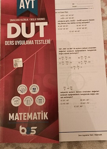 Ayt matematik test kitabi 