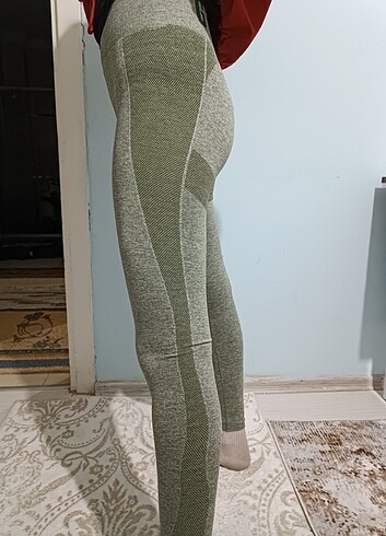 s Beden yeşil Renk Gymshark yeşil tayt 