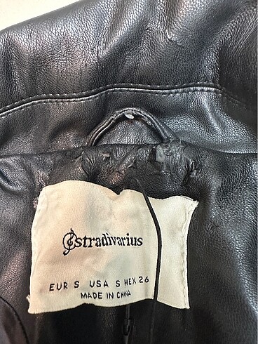 s Beden Stradivarius deri ceket