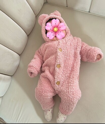 Kız bebek peluş tulum