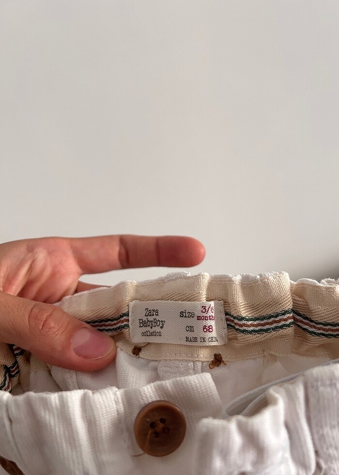 Kız bebek şortlu takım - Görsel 4