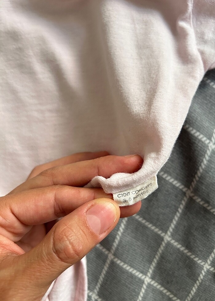 Kız bebek kısa kollu zıbın - Görsel 4