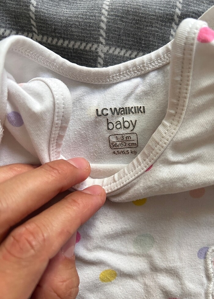 Kız bebek kısa kollu zıbın - Görsel 5