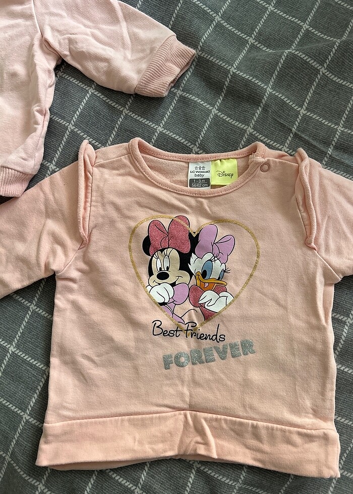 Kız bebek ikili sweat - Görsel 2