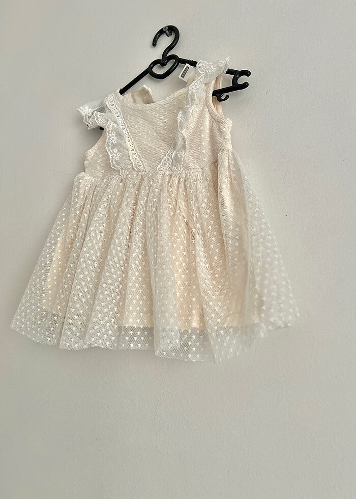 Kız bebek gelinlik elbise - Görsel 4