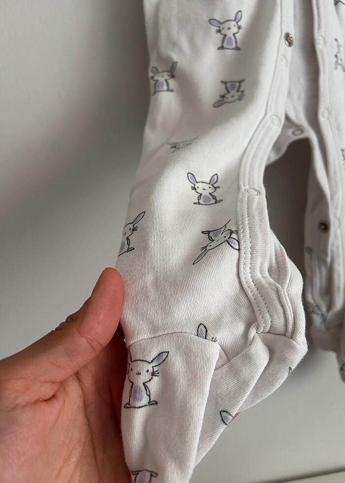 Kız bebek ayaklı tulum - Görsel 3