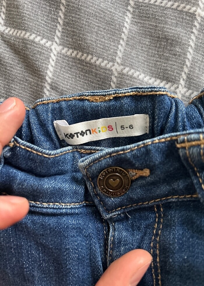 Kız çocuk kot etek - Görsel 2