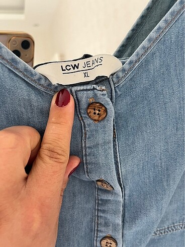 xl Beden LCW jean elbise