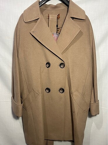 Cashmere yünlü kısa kaban