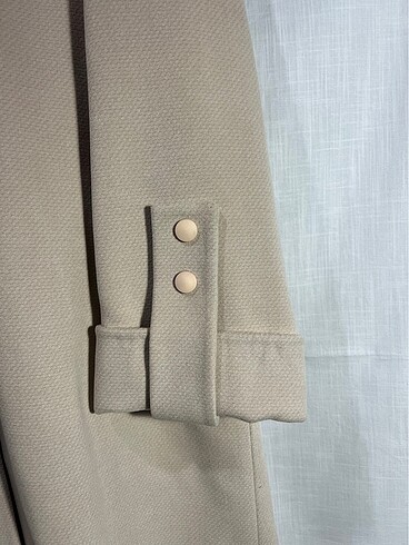 44 Beden Cashmere gerçek tilkili kapşonlu palto