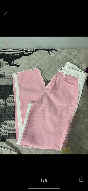 Shein renkli jean