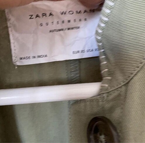 s Beden haki Renk Zara Ceket