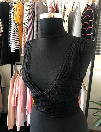 Orjinal Pull & Bear Dantelli Büstiyer