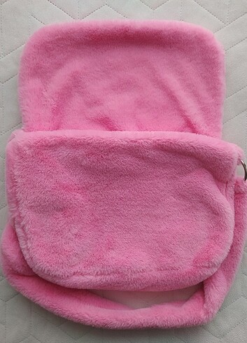 Diğer Pembe peluş çanta