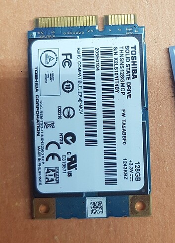 Toshiba 128 GB mSata M.2 SSD 