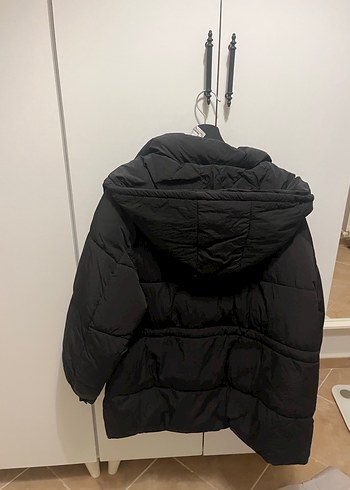 Bershka Siyah Midi Kadın Bershka mont
