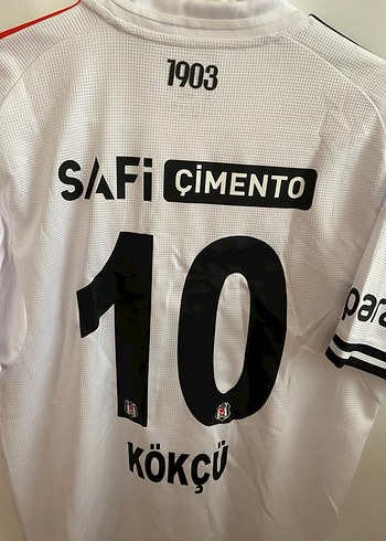 m Beden beyaz Renk Beyaz Erkek Beşiktaş orijinal forma