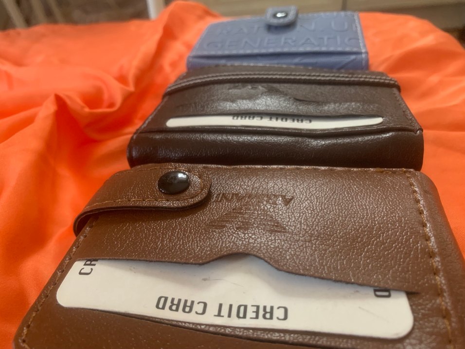 Kahverengi ve Gri Erkek Cüzdanı - Görsel 2