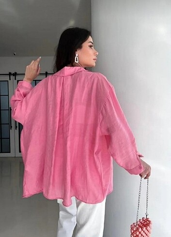 diğer Beden Düşük umuz oversize gömlek