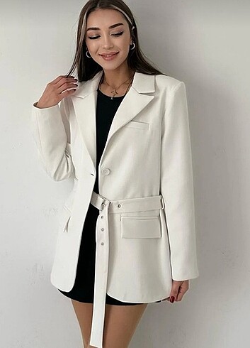 xl Beden beyaz Renk Tasarım ceket 
