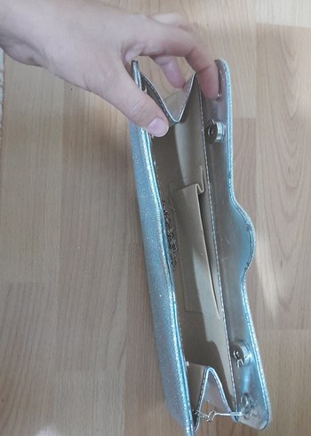 Mavi Simli Kadın Portföy Çanta - Görsel 2